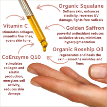 Cargar imagen en el visor de la galería, VELVET ELIXIR Illuminate 24 hr Ageless Facial Oil