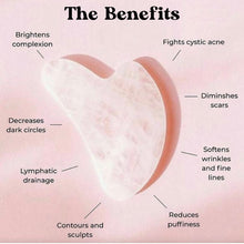 Cargar imagen en el visor de la galería, Rose Quartz Gua Sha Beauty Tool