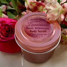 Load image into Gallery viewer, LUXURIOUS ROSE HIBISCUS Exfoliating Body Scrub
